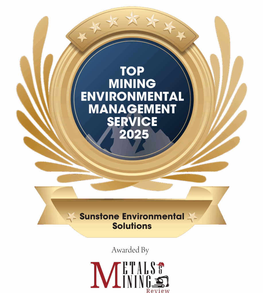 Sunstone Environmental Solutions Metals Mining Review Award